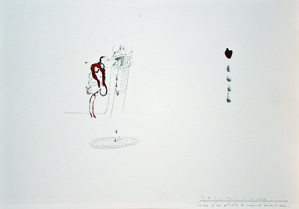 Schizophrenia. Watercolor, ink on paper cm 70x100